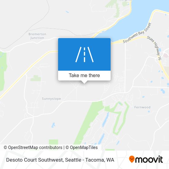 Desoto Court Southwest map
