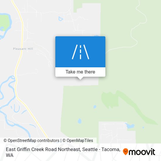 East Griffin Creek Road Northeast map