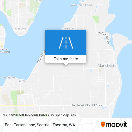 East Tartan Lane map