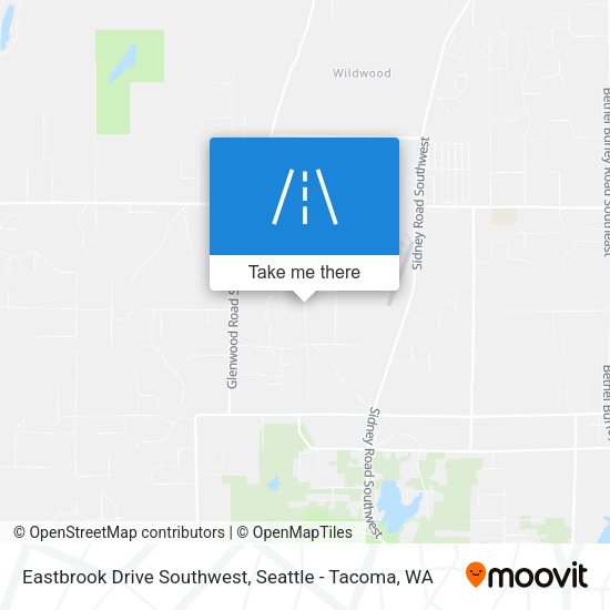 Mapa de Eastbrook Drive Southwest