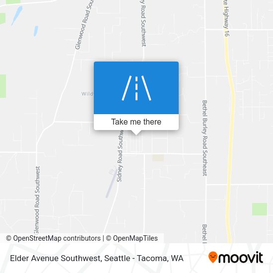 Mapa de Elder Avenue Southwest