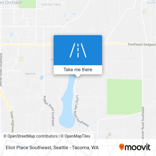 Eliot Place Southeast map