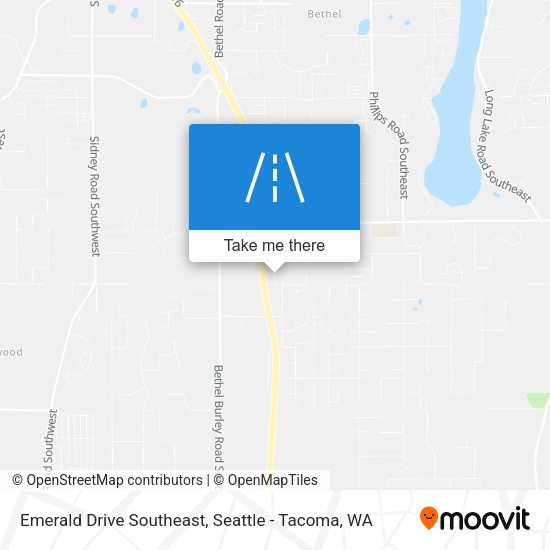 Mapa de Emerald Drive Southeast