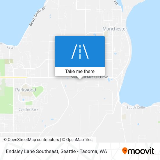 Endsley Lane Southeast map