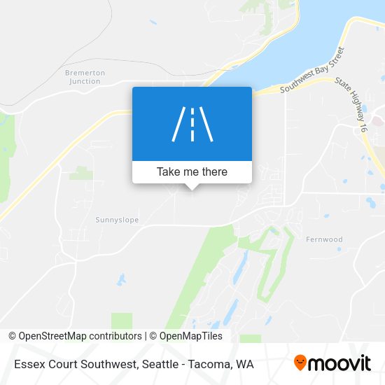 Essex Court Southwest map