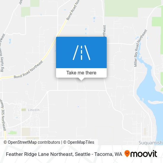 Feather Ridge Lane Northeast map