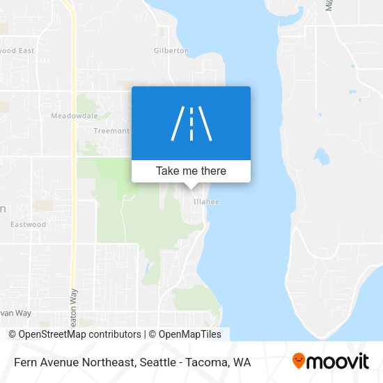 Fern Avenue Northeast map