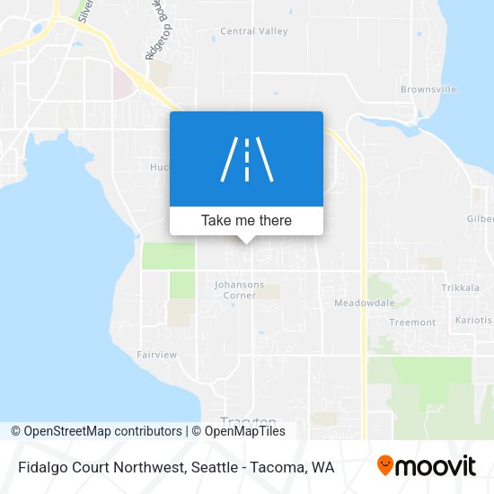 Mapa de Fidalgo Court Northwest