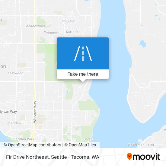 Fir Drive Northeast map