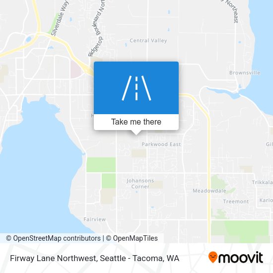 Firway Lane Northwest map