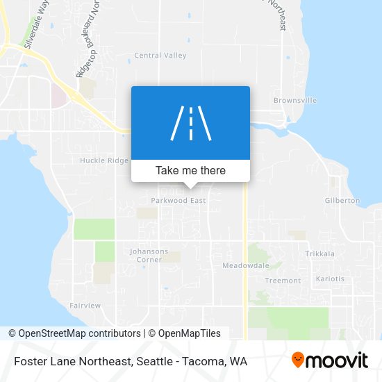 Mapa de Foster Lane Northeast