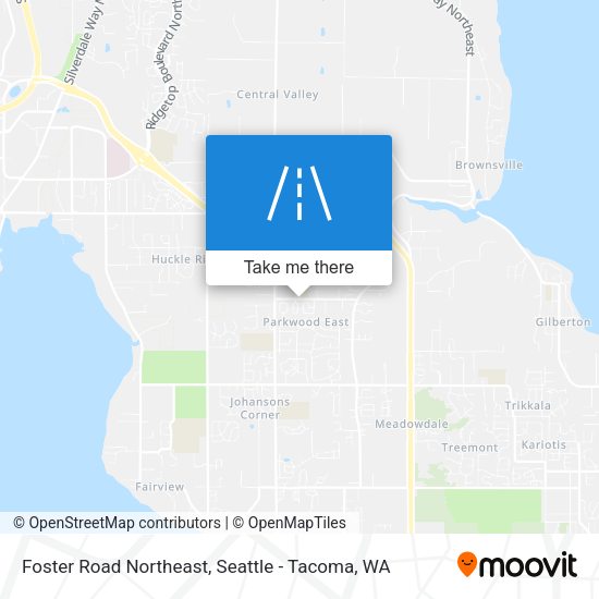 Foster Road Northeast map