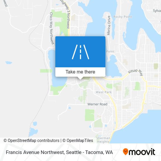 Mapa de Francis Avenue Northwest