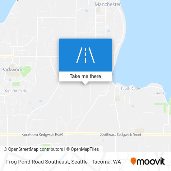 Mapa de Frog Pond Road Southeast