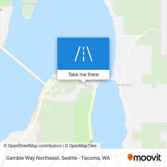 Gamble Way Northeast map