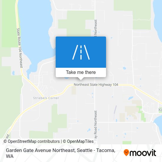 Mapa de Garden Gate Avenue Northeast