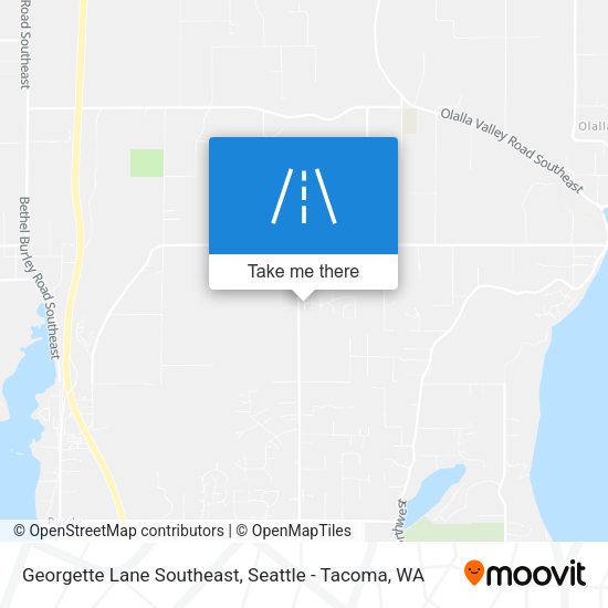 Mapa de Georgette Lane Southeast