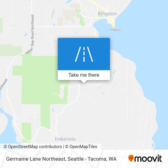 Germaine Lane Northeast map