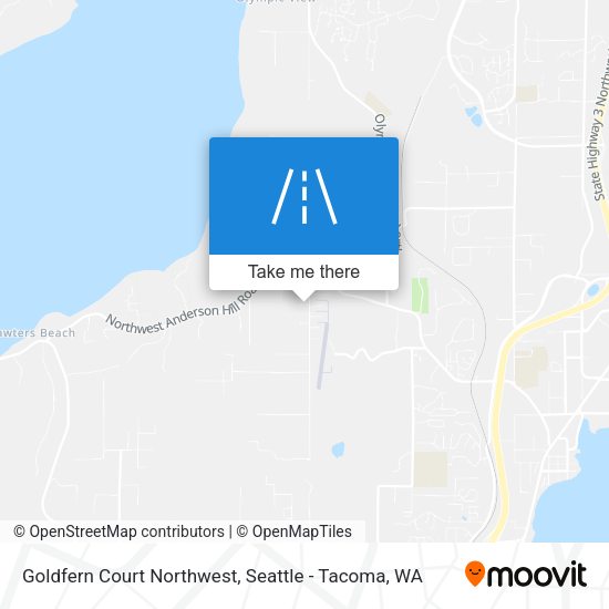 Goldfern Court Northwest map