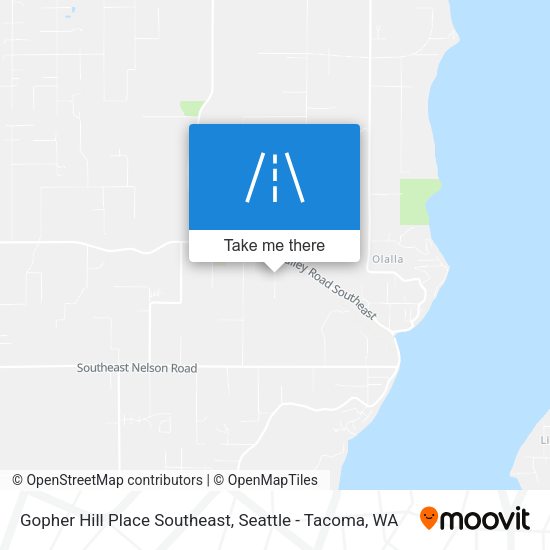 Mapa de Gopher Hill Place Southeast