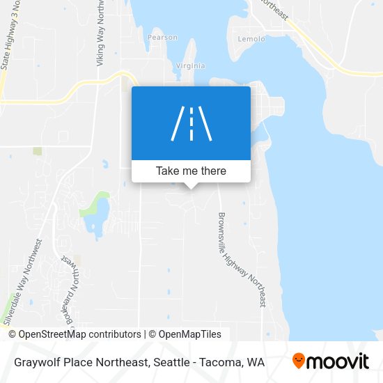 Mapa de Graywolf Place Northeast