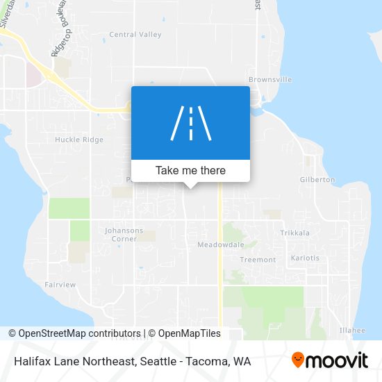Mapa de Halifax Lane Northeast