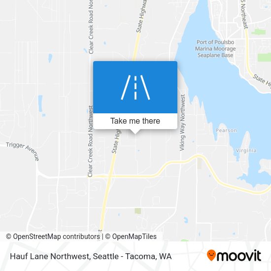 Mapa de Hauf Lane Northwest