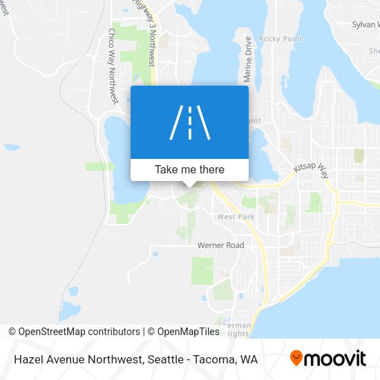 Mapa de Hazel Avenue Northwest