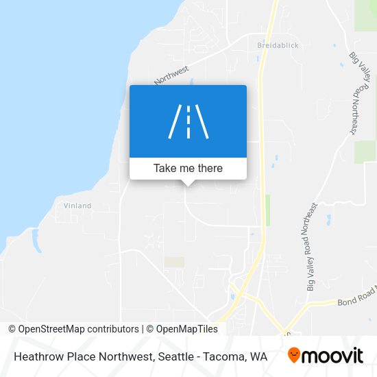 Heathrow Place Northwest map