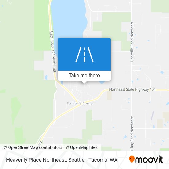 Heavenly Place Northeast map