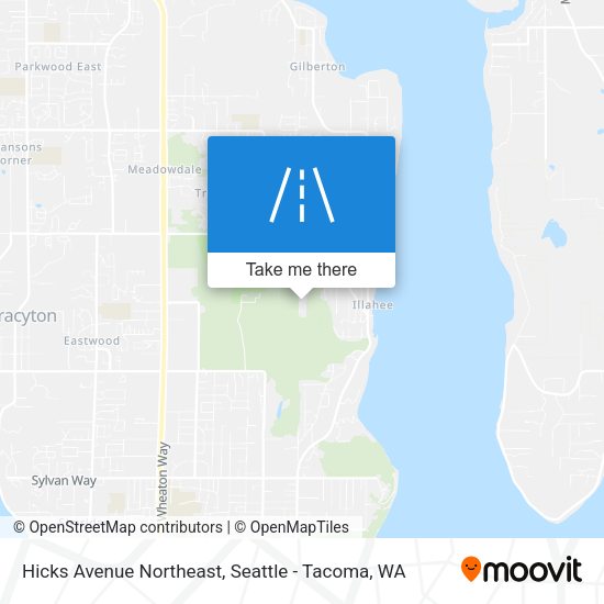 Mapa de Hicks Avenue Northeast