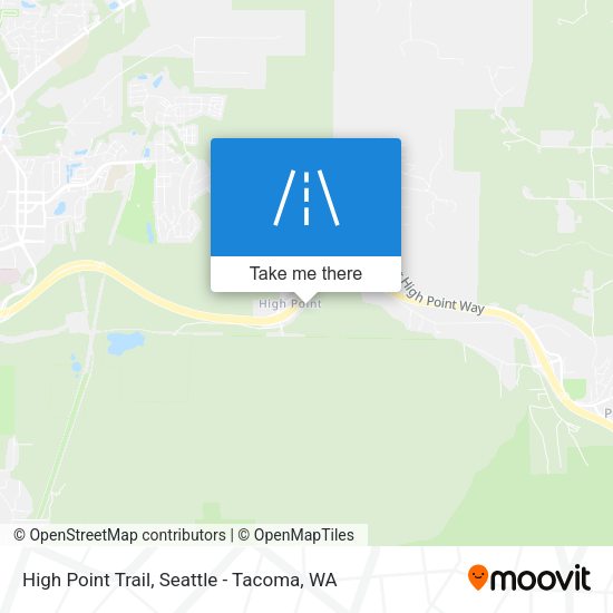 High Point Trail map