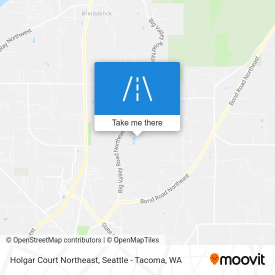 Mapa de Holgar Court Northeast