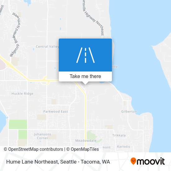 Hume Lane Northeast map
