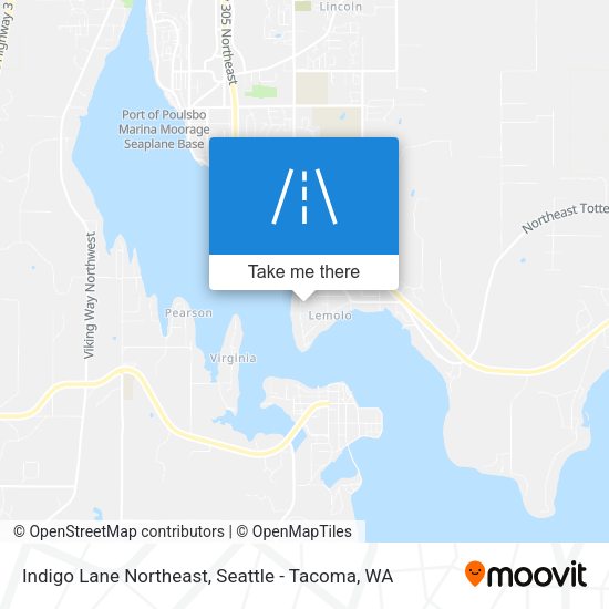 Indigo Lane Northeast map