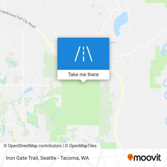 Iron Gate Trail map