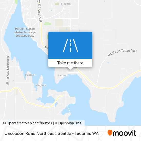 Jacobson Road Northeast map