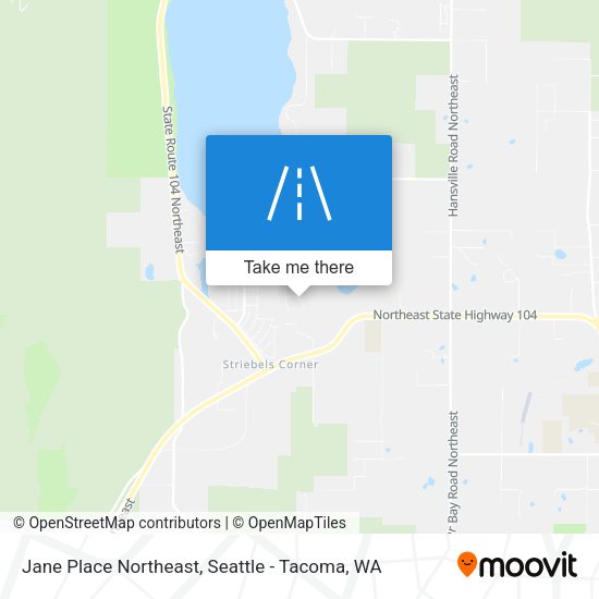 Jane Place Northeast map