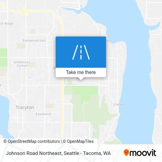Johnson Road Northeast map