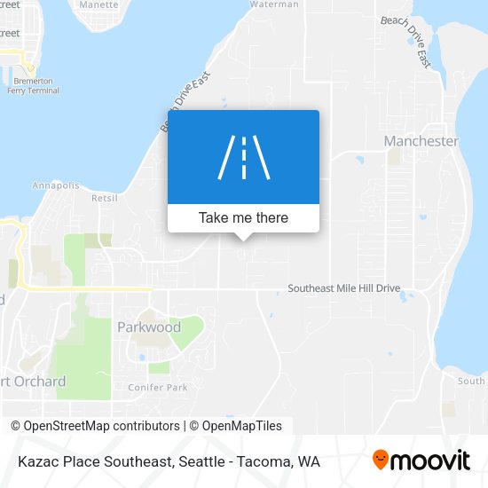 Kazac Place Southeast map