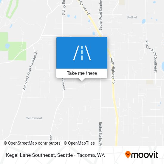 Kegel Lane Southeast map