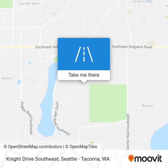Knight Drive Southeast map