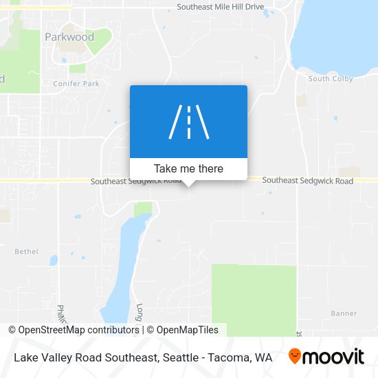 Mapa de Lake Valley Road Southeast