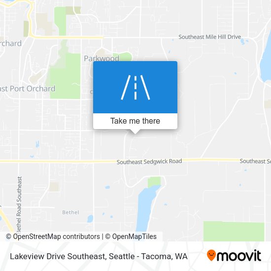Lakeview Drive Southeast map