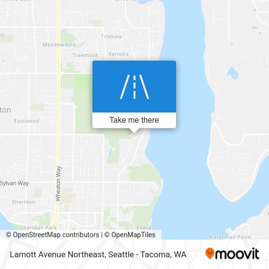 Mapa de Lamott Avenue Northeast