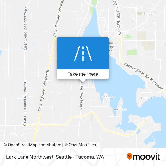 Mapa de Lark Lane Northwest