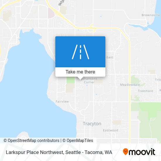 Larkspur Place Northwest map