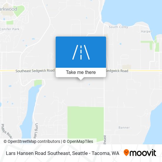 Lars Hansen Road Southeast map
