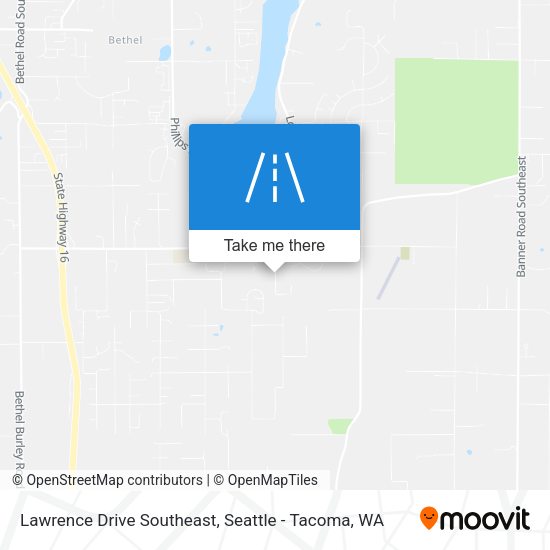 Mapa de Lawrence Drive Southeast