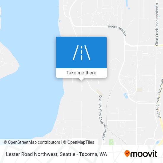 Mapa de Lester Road Northwest